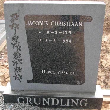 GRUNDLING Jacobus Christiaan 1915-1984