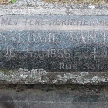 GREUNEN Salomie, van 1955-1975