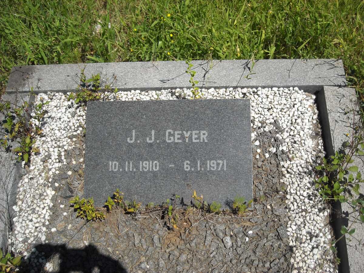 GEYER J.J. 1910-1971