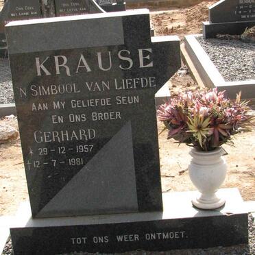 KRAUSE Gerhard 1957-1981