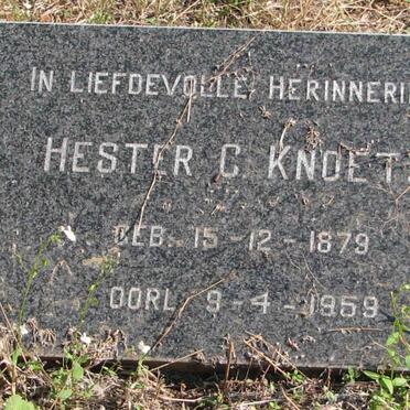 KNOETZE Hester C. 1879-1959