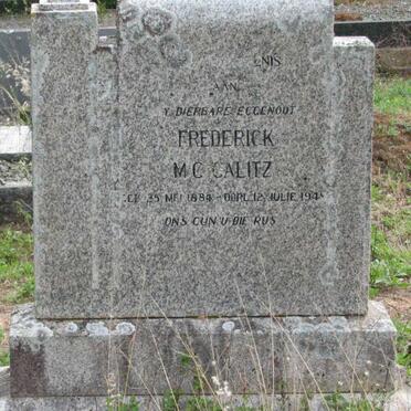 MCCALITZ Frederik -194?