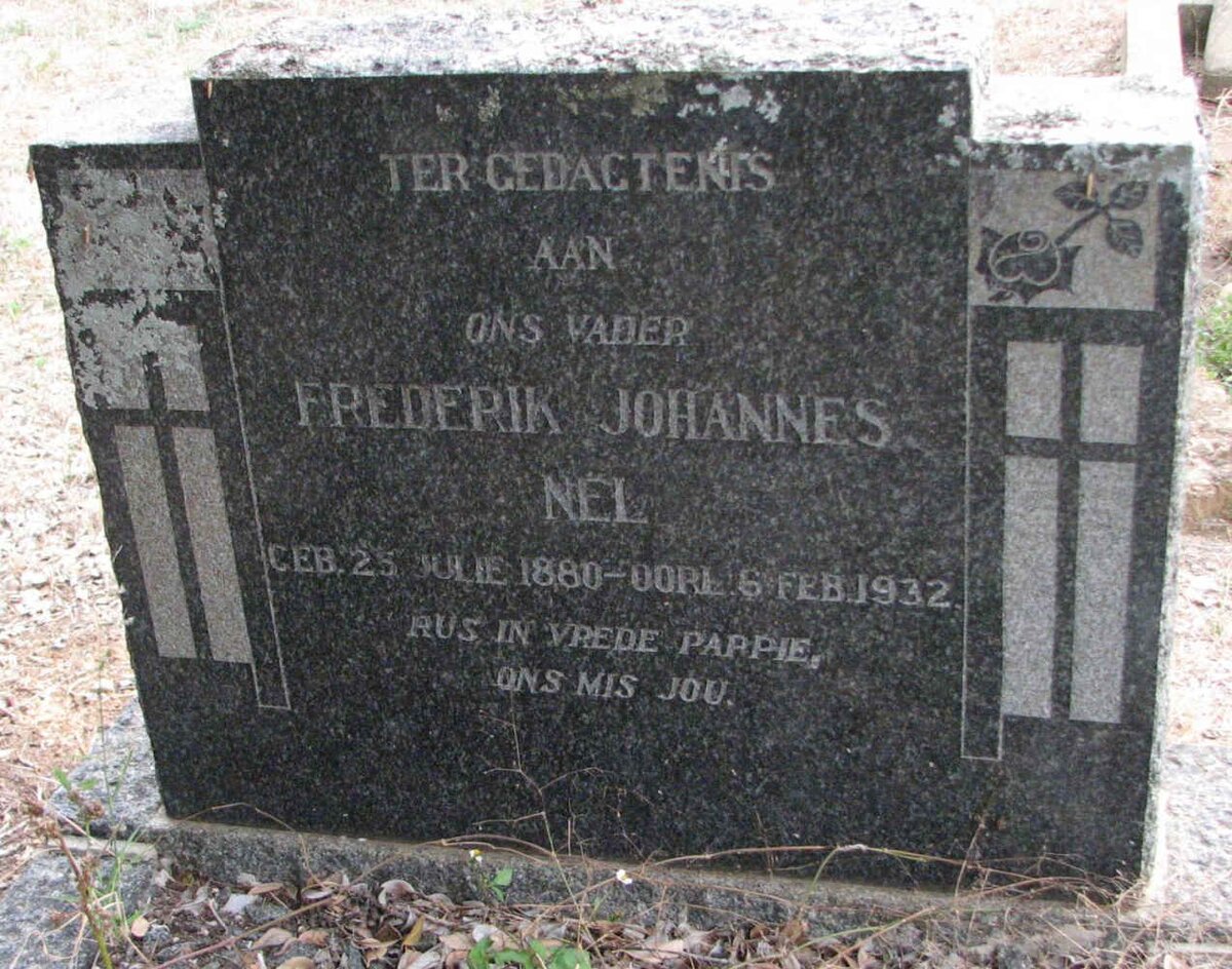 NEL Frederik Johannes 1880-1932