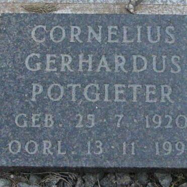 POTGIETER Cornelius Gerhardus 920-1993