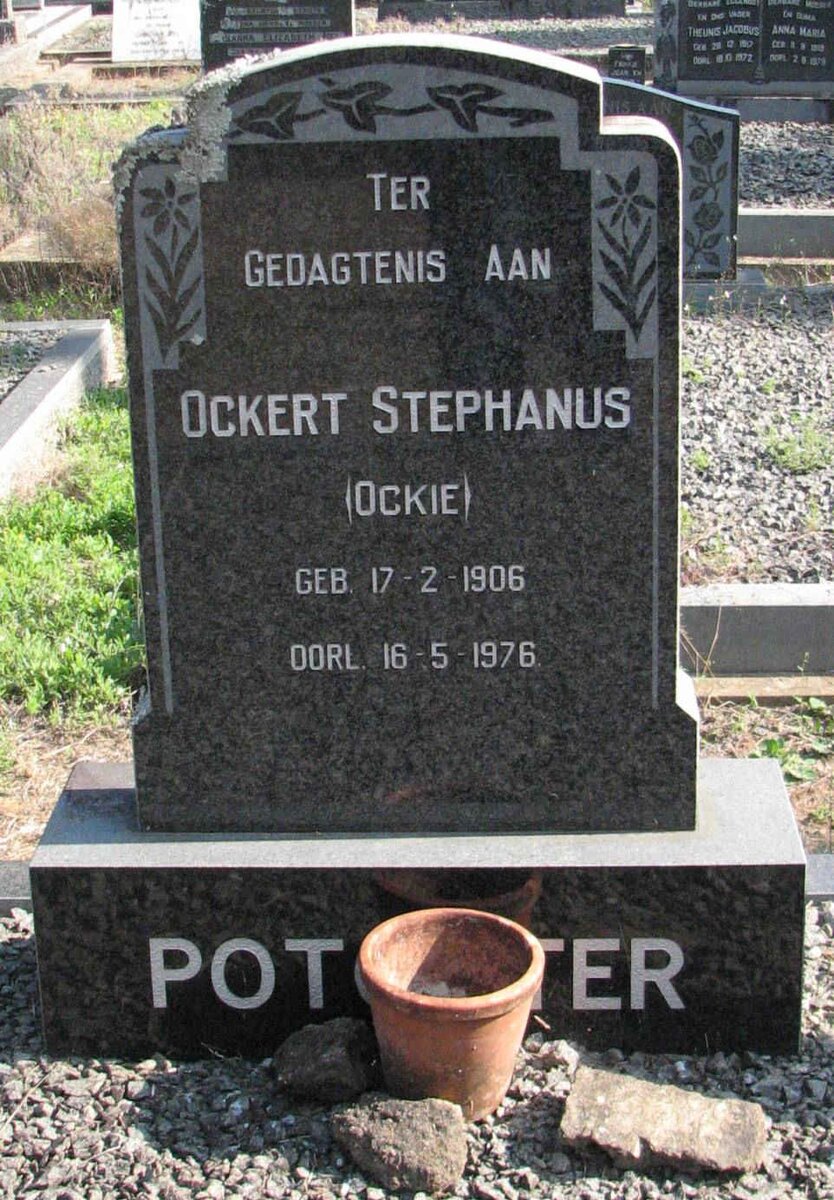 POTGIETER Ockert Stephanus 1906-1976
