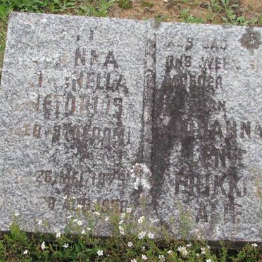 PRETORIUS Aletta Johanna Petronella nee STRYDOM 1875-1958