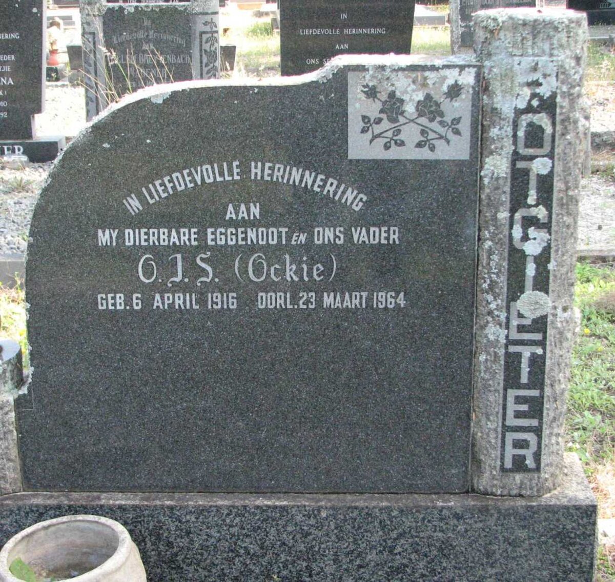 POTGIETER O.J.S. 1916-1964