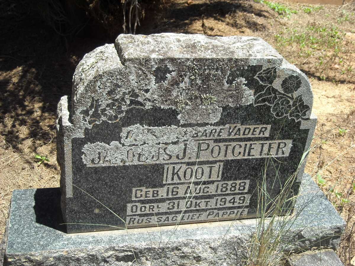 POTGIETER Jacobus J. 1888-1949