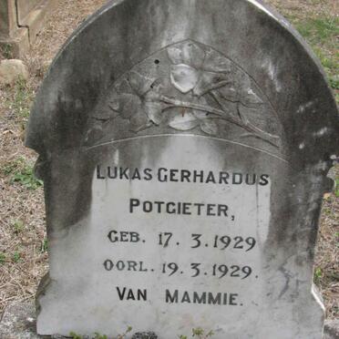 POTGIETER Lukas Gerhardus 1929-1929