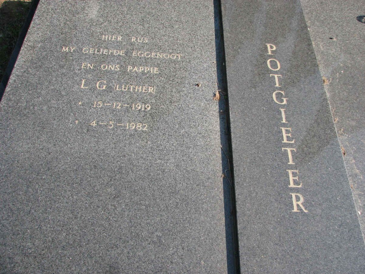 POTGIETER L.G. 1919-1982