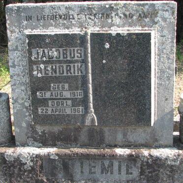 STIEMIE Jacobus Hendrik 1916-1961