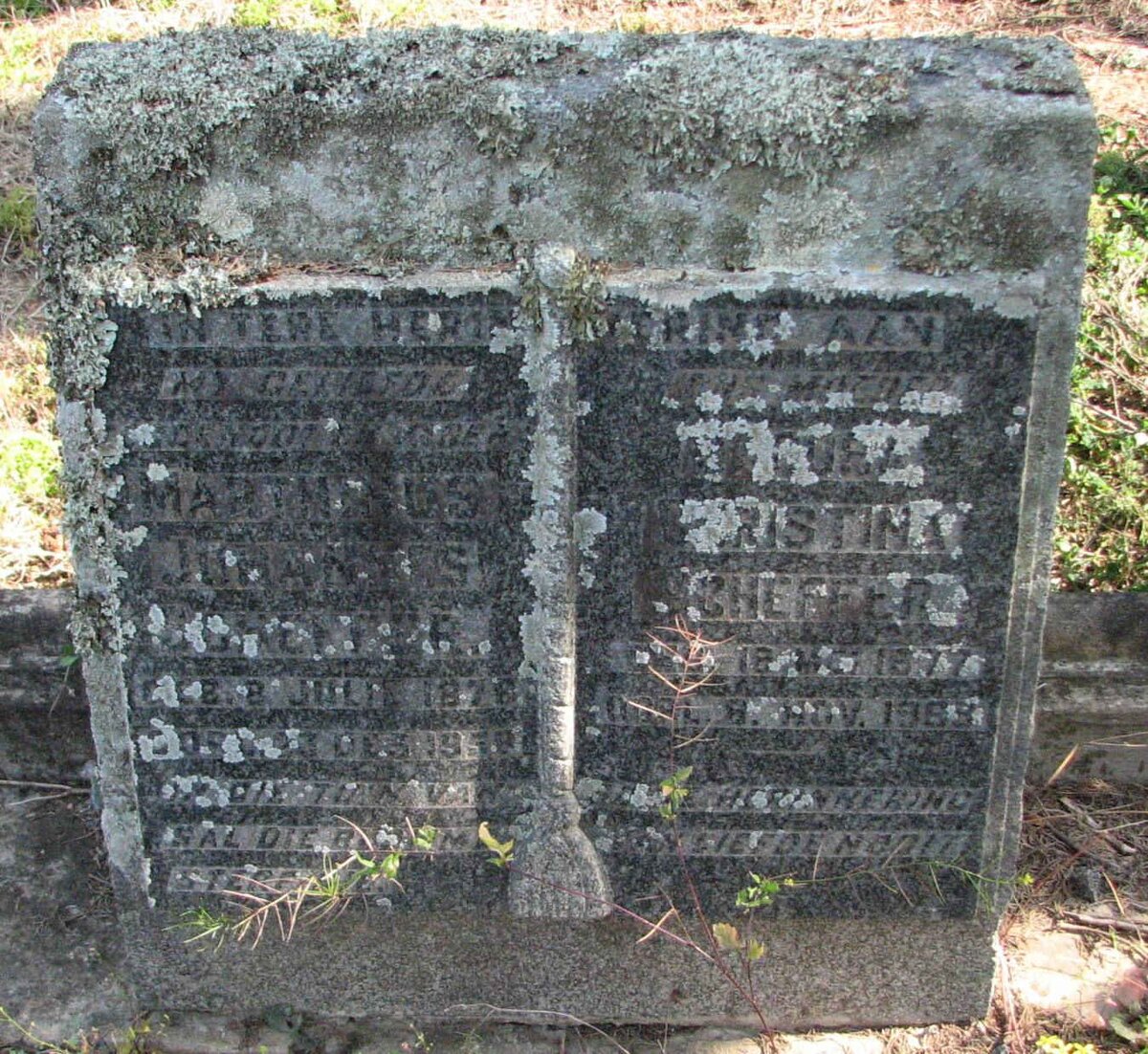 SCHEFFER Marthinus Johannes 1878-1959 &amp;  Christina 1877-1963