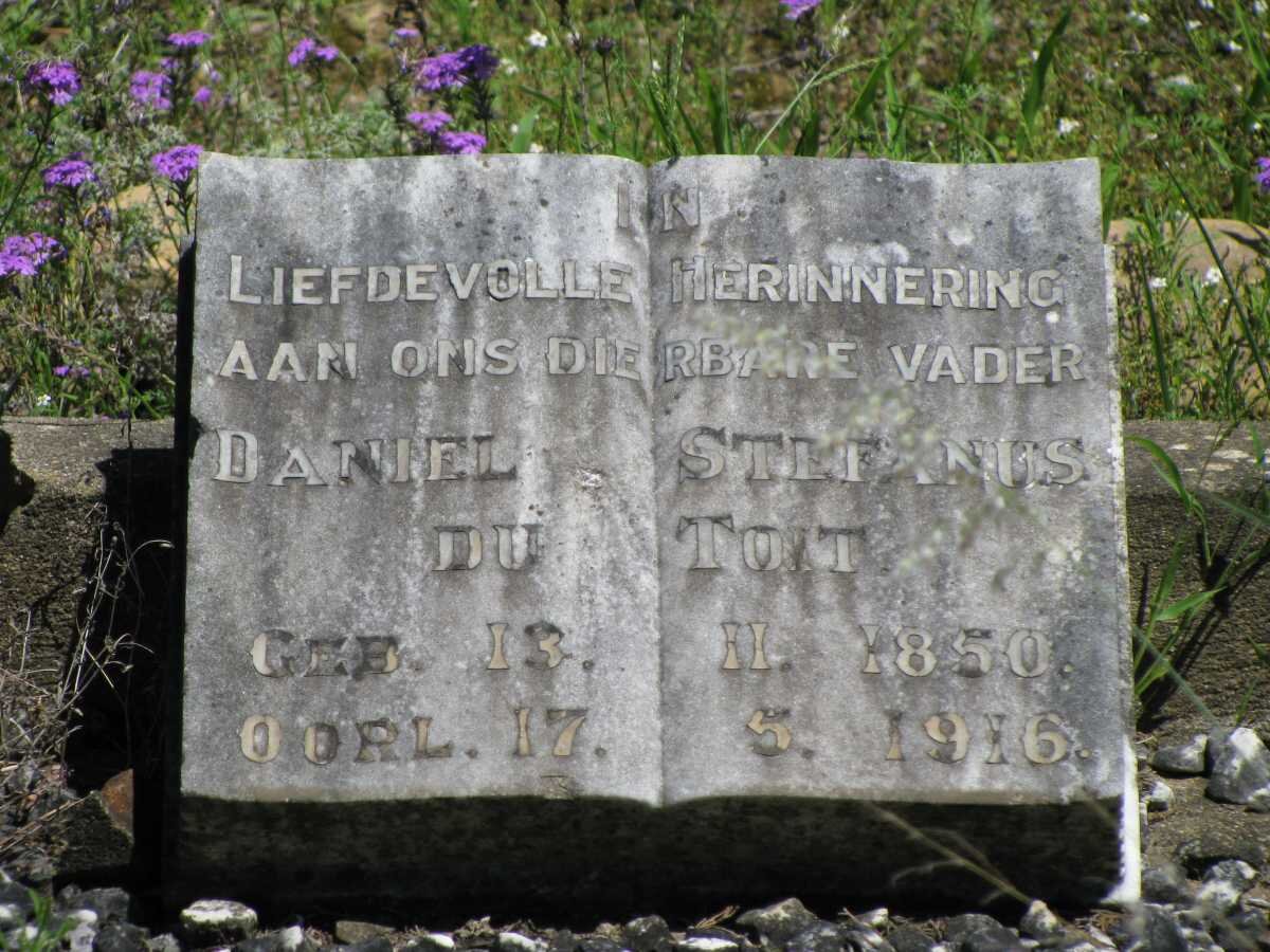 TOIT Daniel Stefanus, du 1850-1916