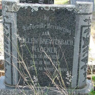 WAGENER Willem Breytenbach 1893-1953