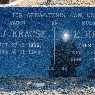 KRAUSE F.J. 1896-1944 &amp; C.E. BESTER 1898-1961