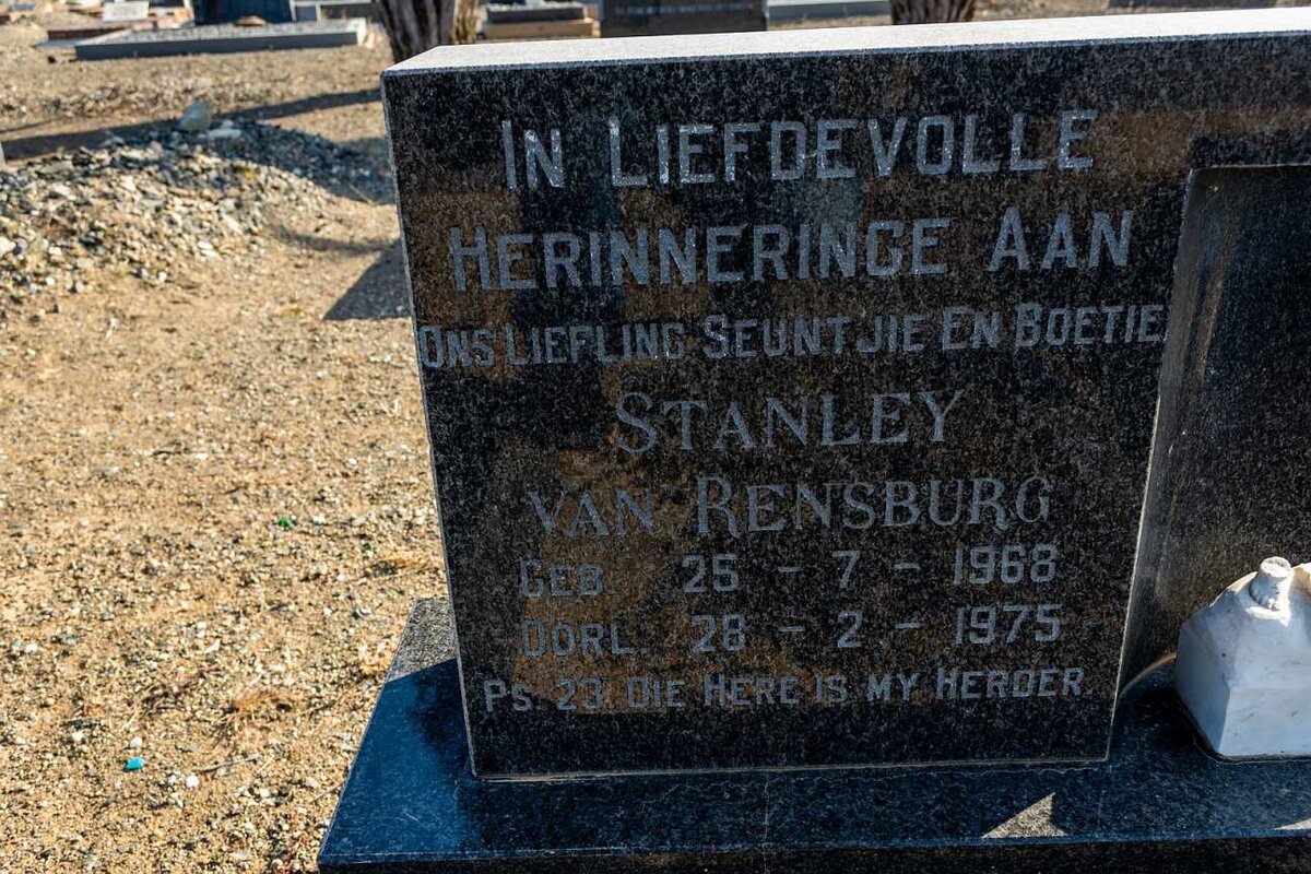 RENSBURG Stanley, van 1968-1975