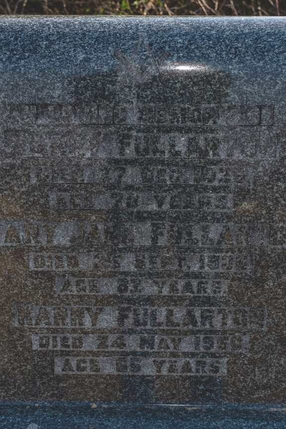 FULLARTON Harry -192? :: FULLARTON Mary Jane -1936 :: FULLARTON Harry -1950