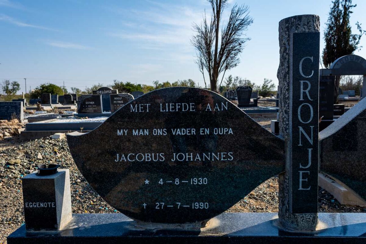 CRONJE Jacobus Johannes 1930-1990