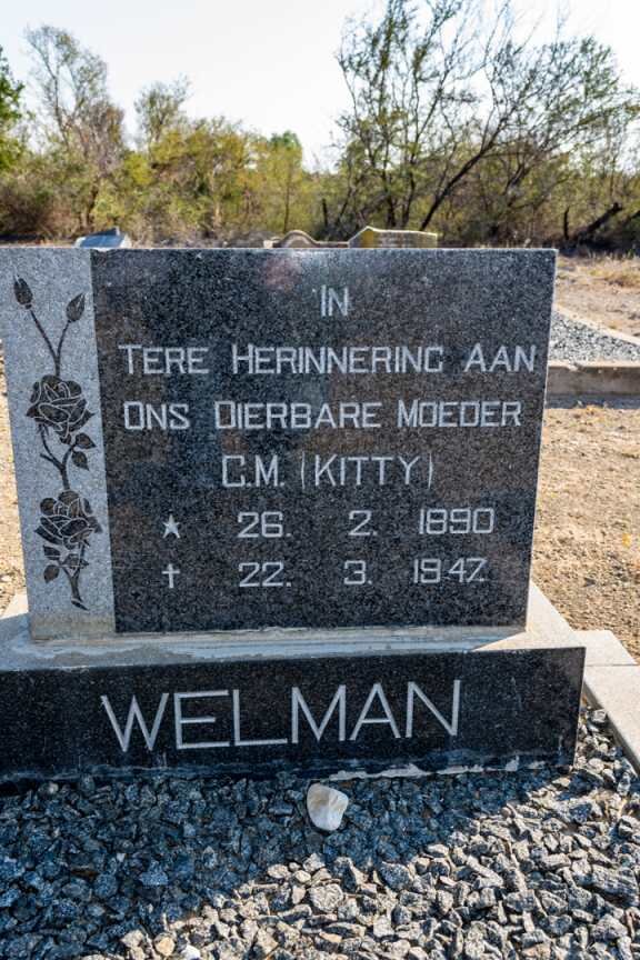 WELMAN C.M. 1890-1947