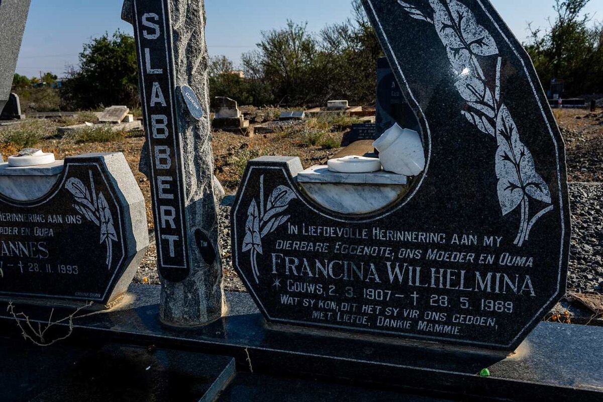 SLABBERT Johannes 1907-1993 &amp; Francina Wilhelmina GOUWS 1907-1989