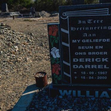 WILLIAMS Derick Darrel 1967-2000