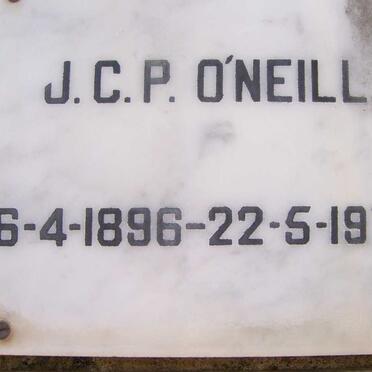 O'NEILL J.C.P. 1896-1973