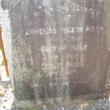 NASH Douglas Hilton 1896-1915 :: NASH Walter 1898-1900 :: NASH Leslie 1907-1907