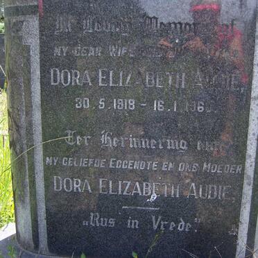AUDIE Dora Elizabeth 1918-1960