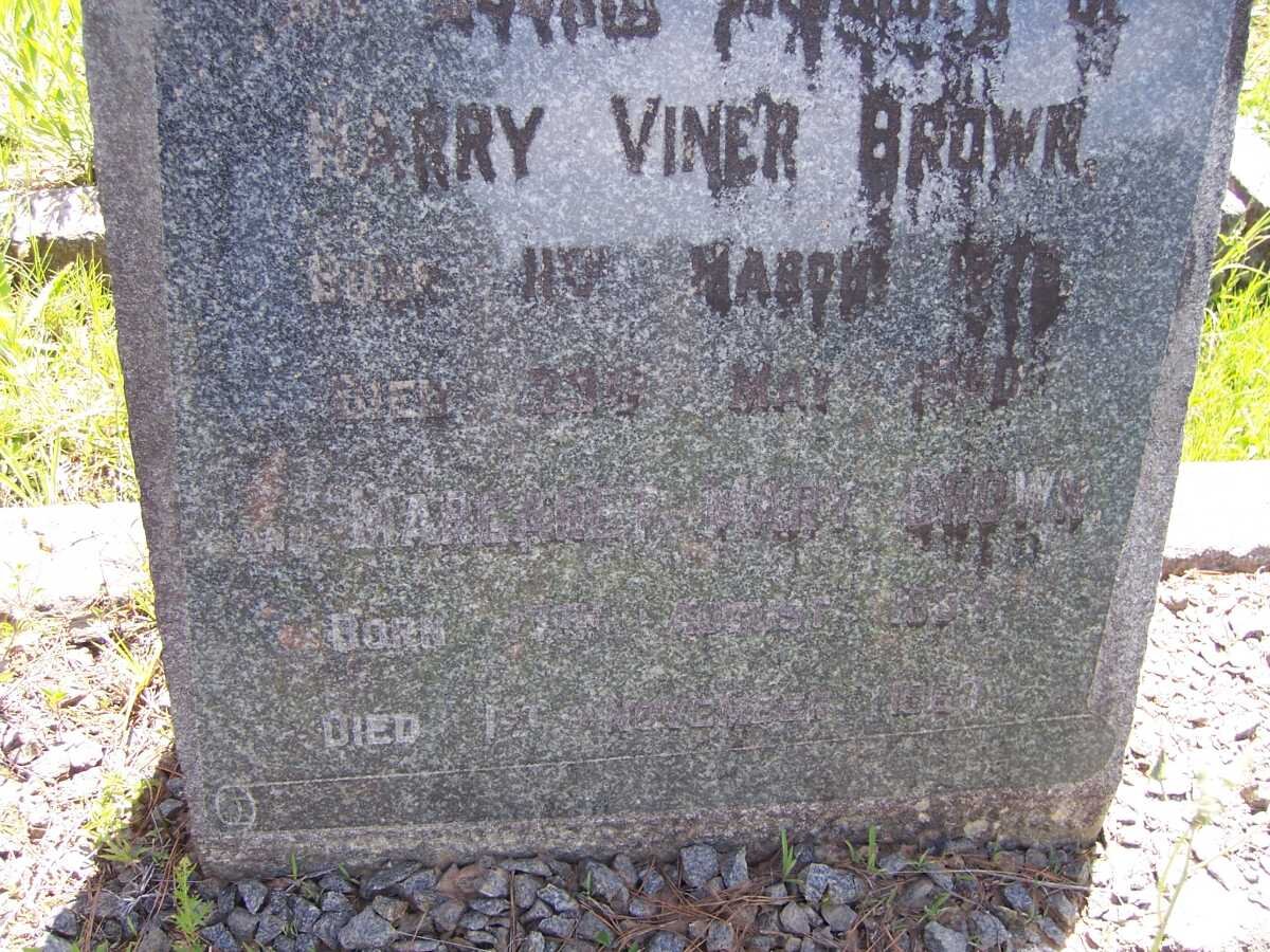 BROWN Harry Viner 1878-1950