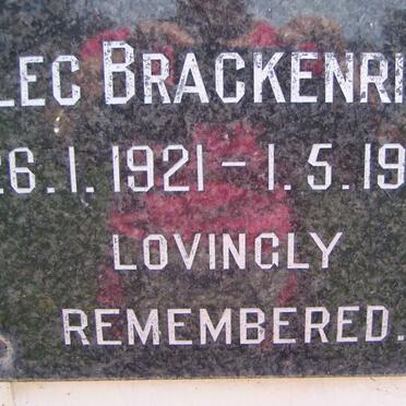 BRACKENRIDGE Alec 1921-1997