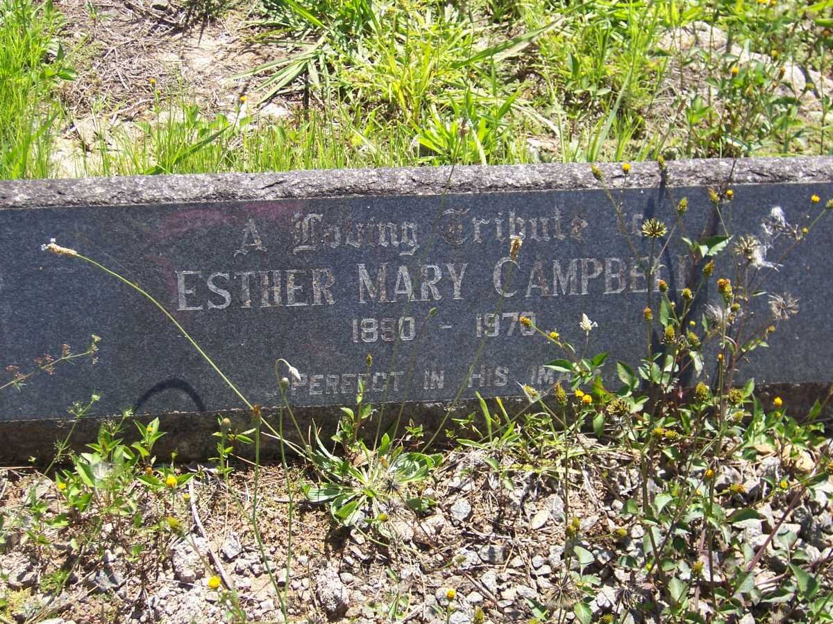 CAMPBELL Esther Mary 1890-1970