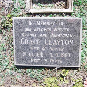 CLAYTON Grace 1910-1987