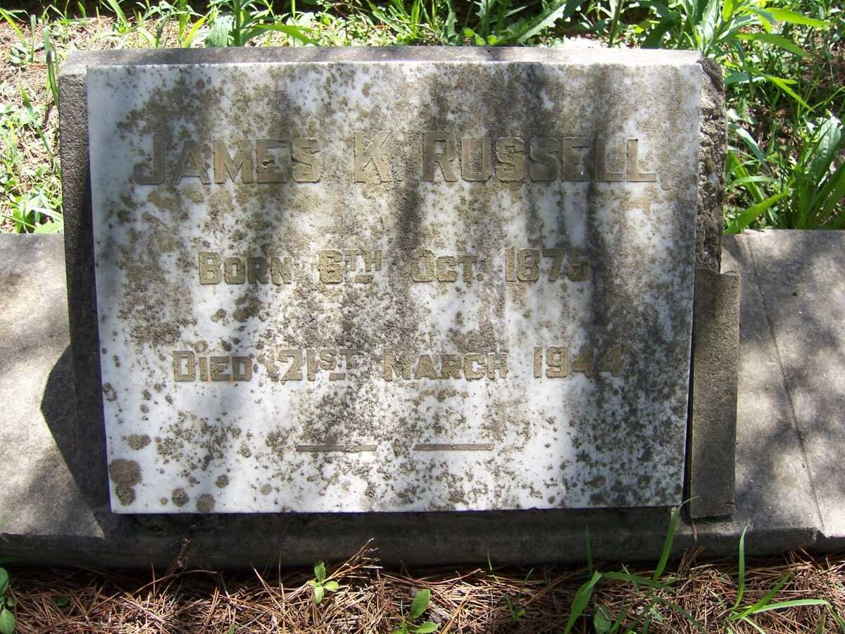 RUSSELL James K. 1875-1944