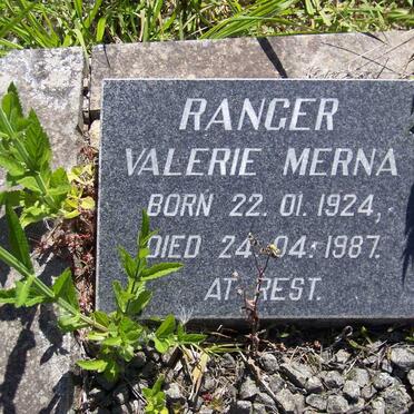 RANGER Valerie Merna 1924-1987