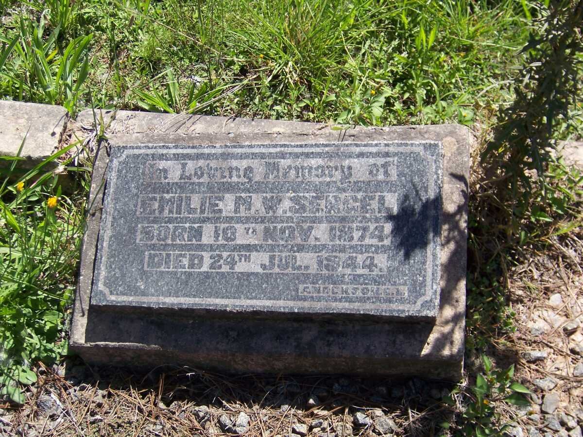 SERGEL Emilie M.W. 1874-1944