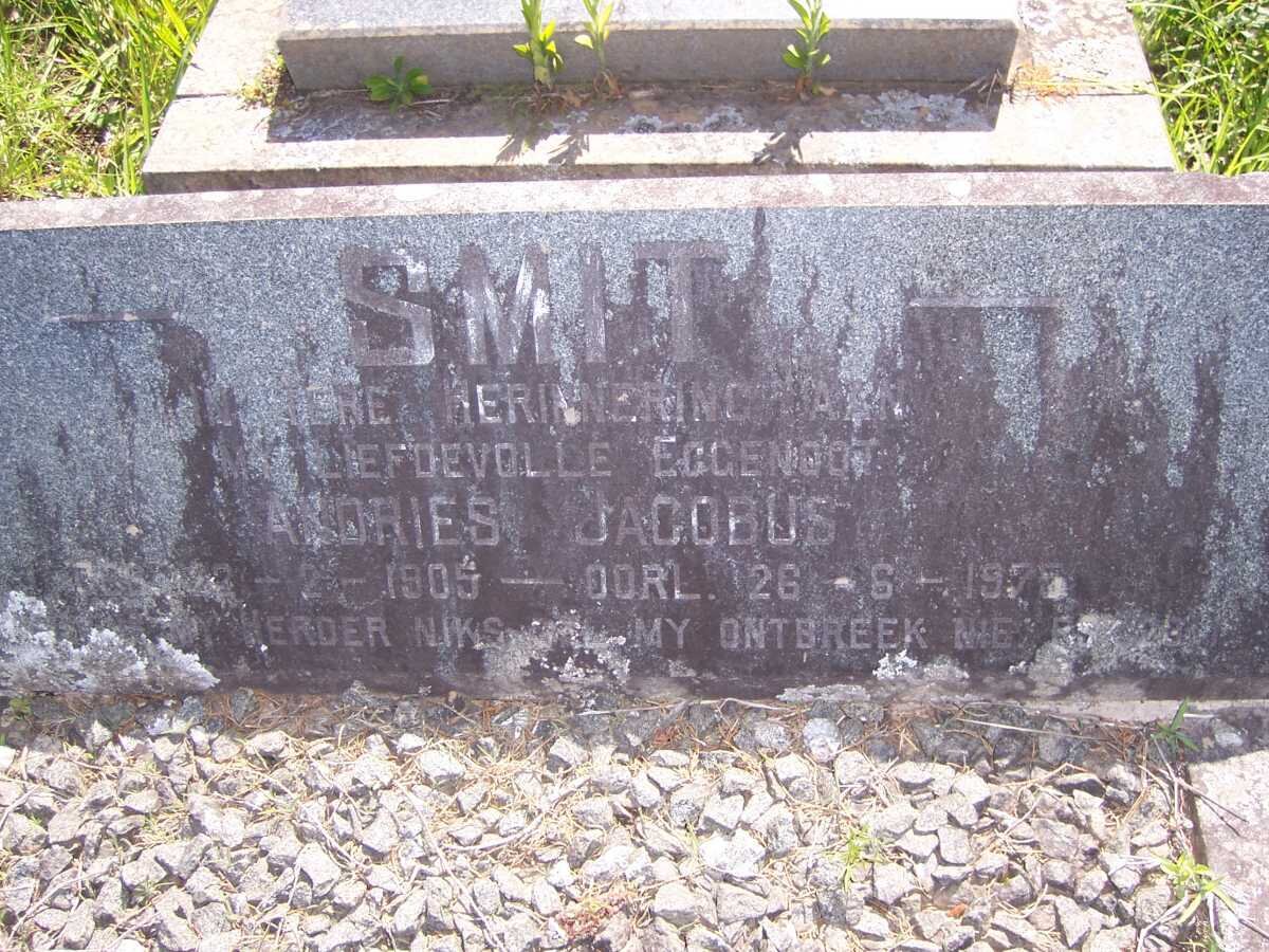 SMIT Andries Jacobus 1905-1975