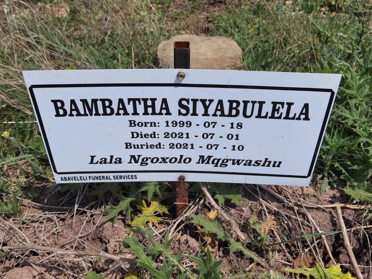 BAMBATHA Siyabulela 1999-2021