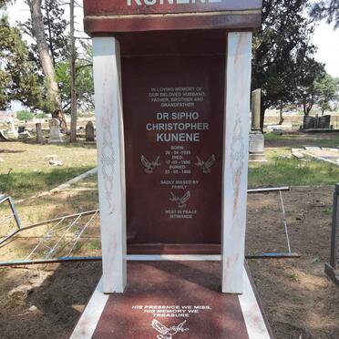 KUNENE Sipho Christopher 1935-1998