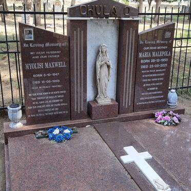 CHULAYO Myolisi Maxwell 1947-1998 &amp; Maria MALEPOLA 1950-2021