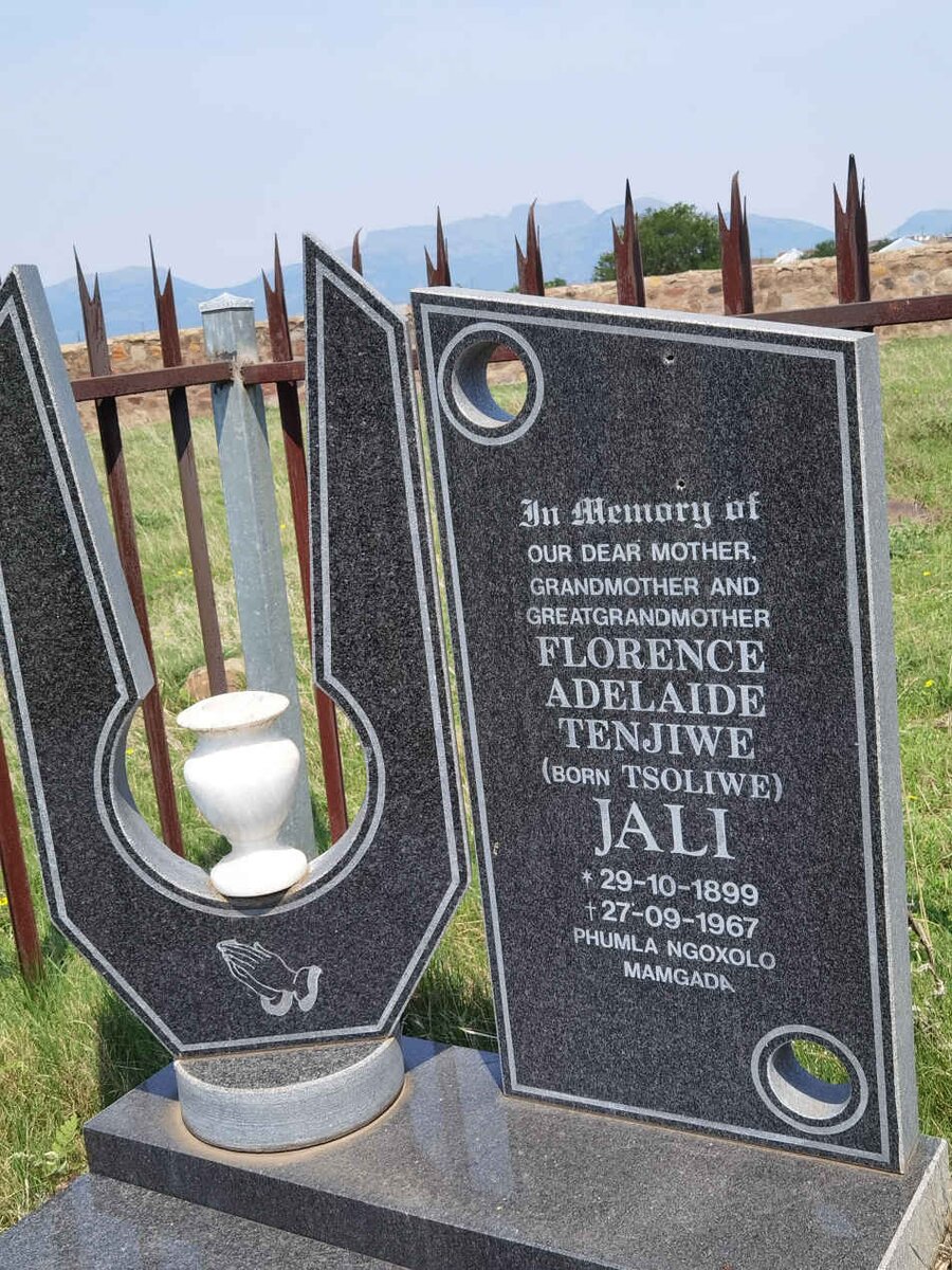 JALI Florence Adelaide Tenjiwe nee TSOLIWE 1899-1967
