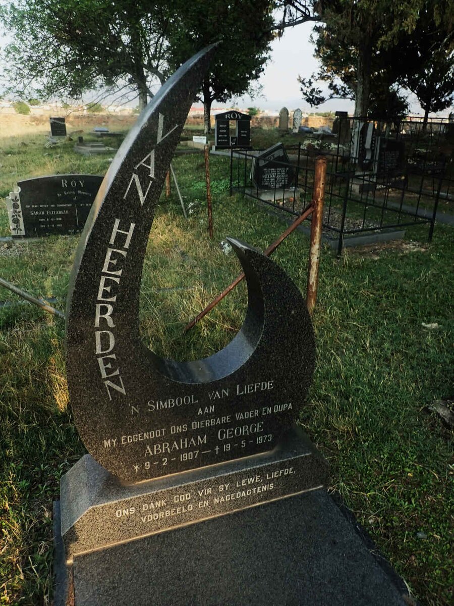 HEERDEN Abraham George, van 1907-1973