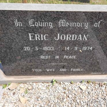 JORDAN Eric 1933-1974