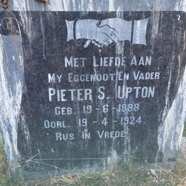 UPTON Pieter S. 1888-1924