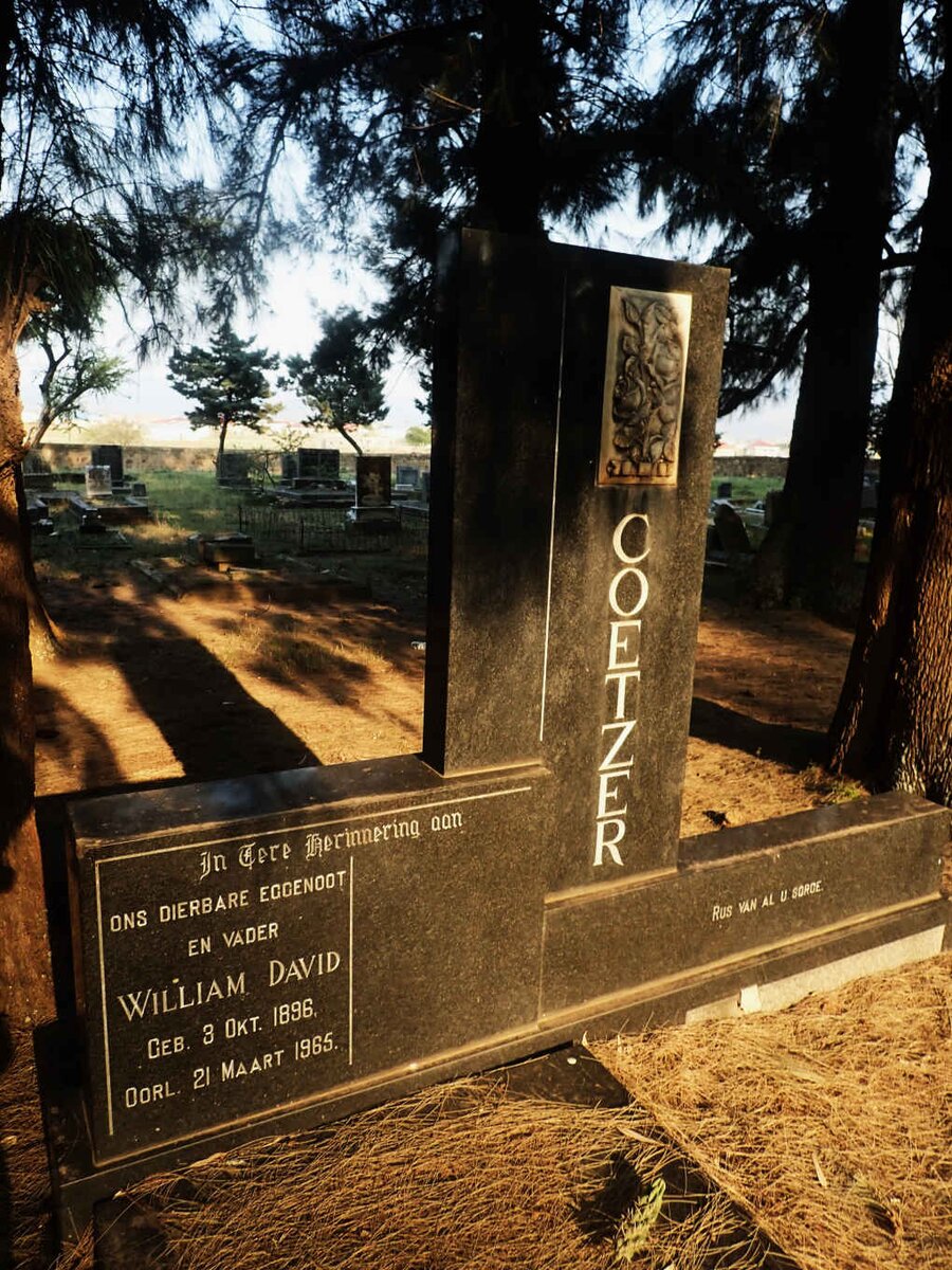 COETZER William David 1896-1965