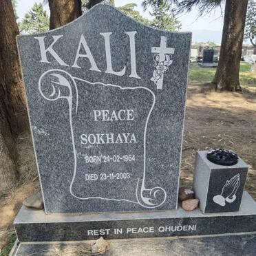 KALI Peace Sokhaya 1964-2003