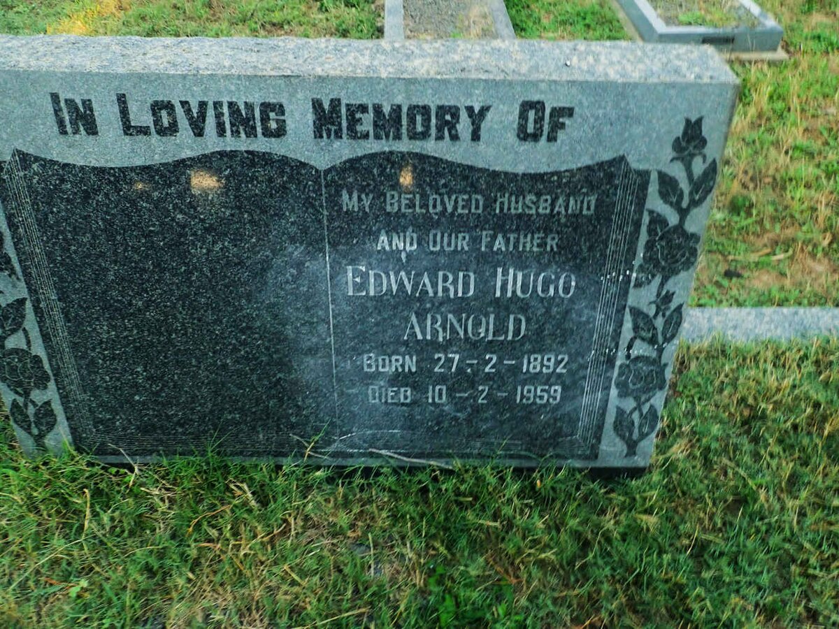 ARNOLD Edward Hugo 1892-1959