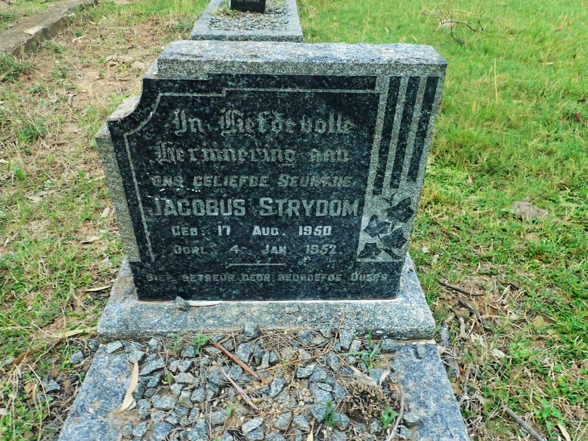 STRYDOM Jacobus 1950-1952