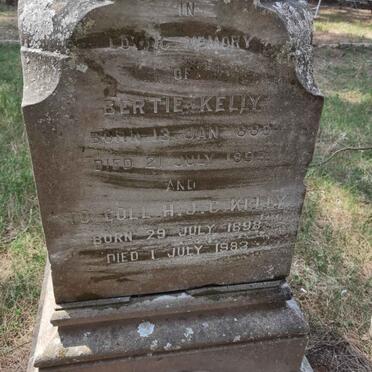 KELLY H.J.C. 1898-1983 :: KELLY Bertie 1880-1893