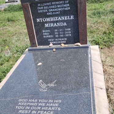 DLOSHE Ntombazanele Miranda 1958-2019