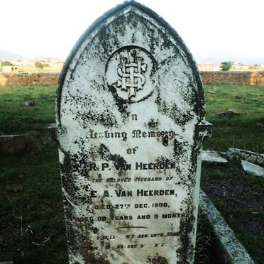 HEERDEN R.P., van -1900